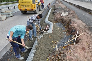  Dank einer werkseitigen Passform der Steinelemente der Firma Meudt, entfallen die sonst üblichen aufwändigen Schnittarbeiten vor Ort auf der Baustelle 