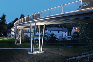  Footbridge in the German city of Albstadt – fiberglass instead of steel as reinforcement 