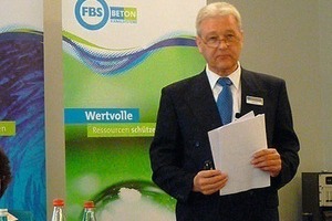  FBS-Geschäftsführer Wilhelm Niederehe ist zuversichtlich, dass sich die nachhaltigen und ökologischen Produkte der Betonrohrindustrie gegen die Substitute im Kanalbau langfristig durchsetzen werden 