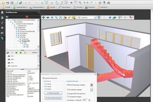  Abb. 6 Bei 3D-Modellen können in die PDF-Datei Kommentare angefügt, Maße ermittelt, Bauteile markiert oder Schnitte definiert werden. 