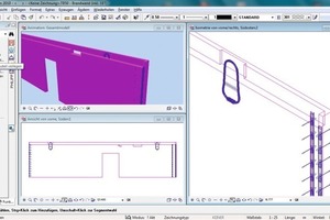  Fig. 2  Example: mounting parts in fire-resisting-wall. 