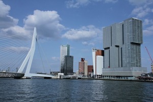  The Rotterdam skyline creates an impressive architectural scenery  