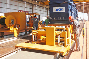  Slip-formers, cutting machines, concrete mixers, silo units and pretensioning equipment were all supplied by WCH Weiler C. Holzberger 