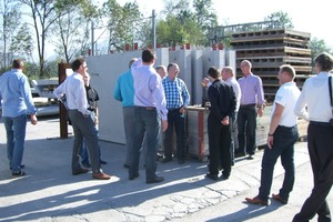  Fig. 2 Visit od sulser precast plant in Trübbach/Switzerland.  