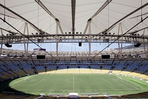  Die meisten Begegnungen dieser Fußball-WM werden im Maracanã-Stadion von Rio de Janeiro stattfinden 