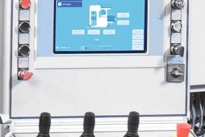  Abb. 5 Touch Panel der neuen Anlage.  