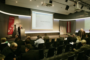  The colloquium 2012 took place in the large hall of the Austrian Economic Chamber with the participation of about 250 experts 