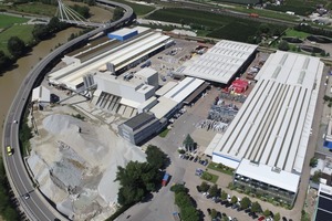  The PSD developer team at Brixen in Italy – shown here is the headquarters with its own precast plant – and Frankfurt am Main in Germany work out software solutions for the reinforcement and precast industry 