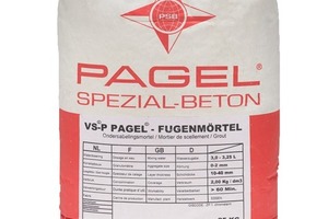  Abb. 4b Fugenfüllung VS-P Pagel®-Fugenfüllmörtel. 