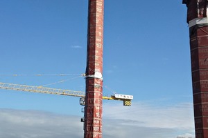  The longest columns consist of three sections each 12 m long 