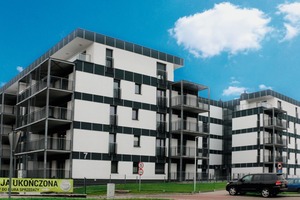  German precast producer Dennert supplied the ceiling slabs for this building complex with 85 dwelling units in the Polish city of Zabrze 