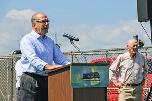  Kevin Curtis, President and CEO of Besser Company welcomed the guests  