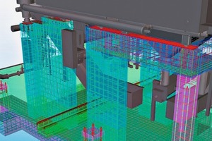  Mittels der Online-­Bibliothek „Tekla Warehouse“ können Profile, Formen, Schraubengarnituren und Be­wehrungs­elemente verschie­dener Hersteller und ­Materialien ­ausgewählt ­werden 