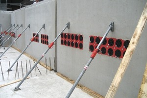  Fig. 7 Use of HSI 150 cable lead-throughs in precast walls.  