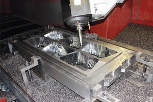  Fig. 1 Five axis milling machines enable the production of the blockout elements in accordance with customer requirements.  