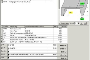  Fertigteilrechner helfen im Rahmen der Kalkulation, komplexere Geometrien zu berechnen  