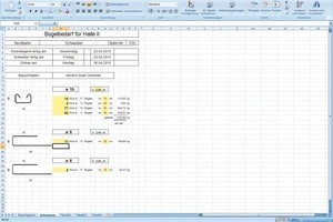  ... und heute: halbautomatisch über Excel und vollautomatisch über TIM. Unterlegte Stellen sind „mehrmaliger“ Input 