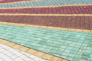  Even the visual ­appearance of pavements can be enhanced with the aid of color pigments 