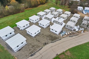  In Bad Kreuznach stehen 60 Beton-Shelter der Version 1.0 für die Erstaufnahme von Flüchtlingen  