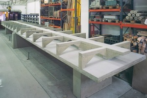  Fig. 2 Ribbed floor construction for installations.  