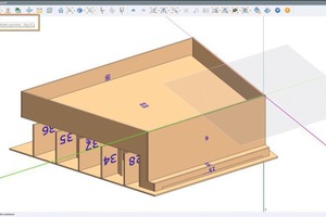  Strakon formboard module for a balcony form with sub-structure 