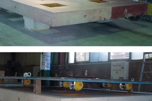  Fig. 1 Very easy installationand commissioning:»	Pouring the concrete base »	Placing and connecting the	completely pre-assembled 	table module »	Starting production.  