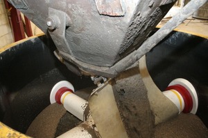  Fig. 6 At CPM Leek, a skirt plate is used during concrete placement.  