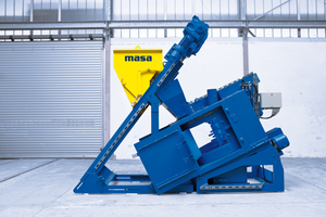  Masa offers the S 350/500 concrete mixer especially for mixing face concrete 