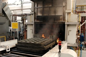  Fig. 2 Molds and stamps can be treated within the  plant’s annealing oven. 