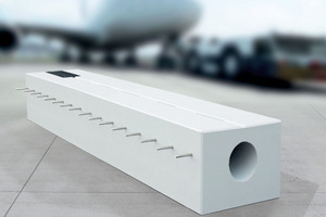 Bircoport makes it possible to install drainage channels without foundations at airports and other logistics hubs such as marine port facilities 