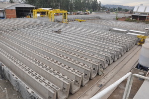  Storage area for the U-shaped girders 