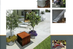  Gibt Anregungen zum Einsatz von Betonwerkstein in Haus und Garten – die Broschüre von info-b  