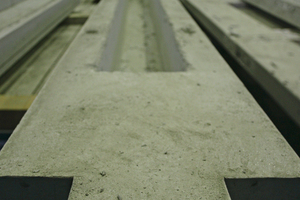  A pure precast concrete element just before its surface-finishing 