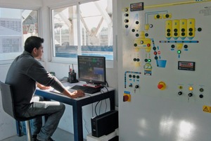  View of the control room 