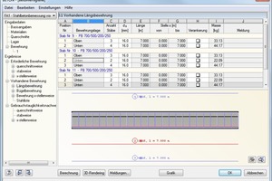  Additional modules ensure conformity with material- and standard-specific conditions when determining the structural design and layout of the reinforcement, … 