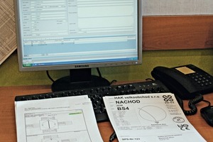  Fig. 2 This is everything the system needs to Primuss production preparation of monolithic manhole bases: Order confirmation and a software program. 