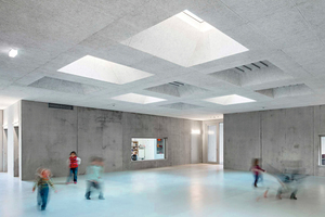  The interior of the building offers 115 children generous amounts of room for playing, learning, and discovering 