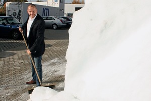  Der neue Geschäftsführer Andreas Eyd scheut weder vor großen Aufgaben noch vor gewaltigen Eisbergen zurück 