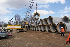  A total of 314 reinforced-concrete jacking pipes (DN 2,000) were needed for a successful implementation of the project 