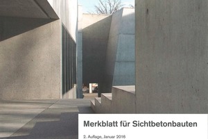  So sieht der Umschlag des „Merkblatts für Sichtbetonbauten“ aus 