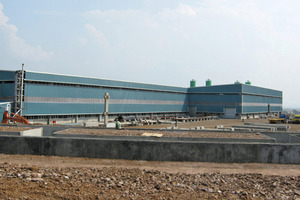  13The new production plant occupies a shop floor area of 170 x 25 m 
