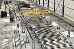  PLC AMM welding line, layout with integrated bending system 