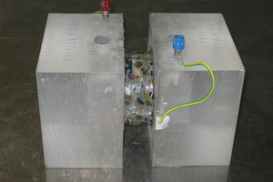  Versuchsaufbau Chlorid-Eindringwiderstand unterschiedlich gelagerter Betone nach ASTM 1202C:2012 