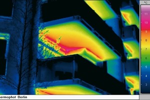  Abb. 5 Thermisch nicht getrennte Balkonplatten.  