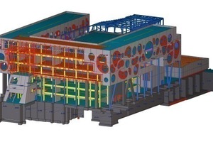  Gesamtansicht des Gebäudes im BIM 