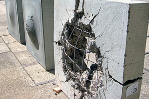  → High blast protection (Ducon at the left, reinforced concrete at the right)  