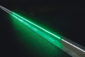  Fig. 7:   RGB light strip at night 