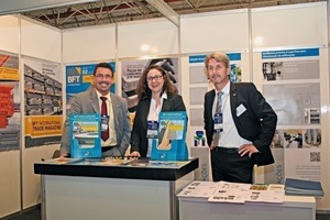  The BFT International fair team distributed many sample copies of the ­Latin America edition 