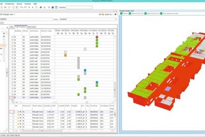  In the ERP system Ebos, important data and information can be directly brought into the context of the BIM system 