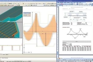  Ergebnisse der Statik können direkt im CAD angezeigt werden. Der statische Bericht wird in einem Office-Dokument ausgegeben. 